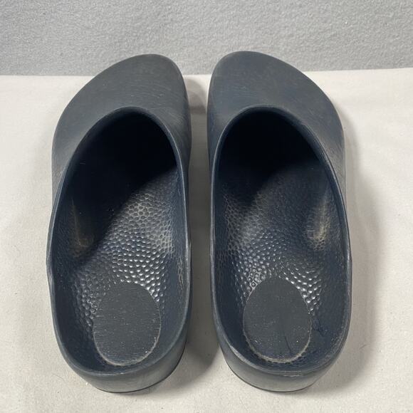 Birkenstock Birkis Garden Clogs Mules Slip On Blue Rubber Shoes Womens 38 US 7 - Picture 6 of 9